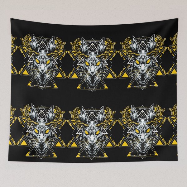 Item preview, Geometric Mythical Rabbit designed and sold by VibrantGifts.