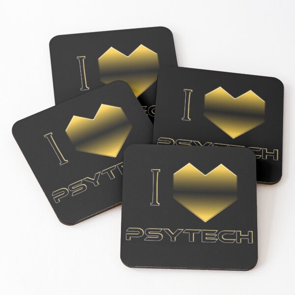 Item preview, I Love Psytech - Gold / Yellow designed and sold by NoMatterLab.