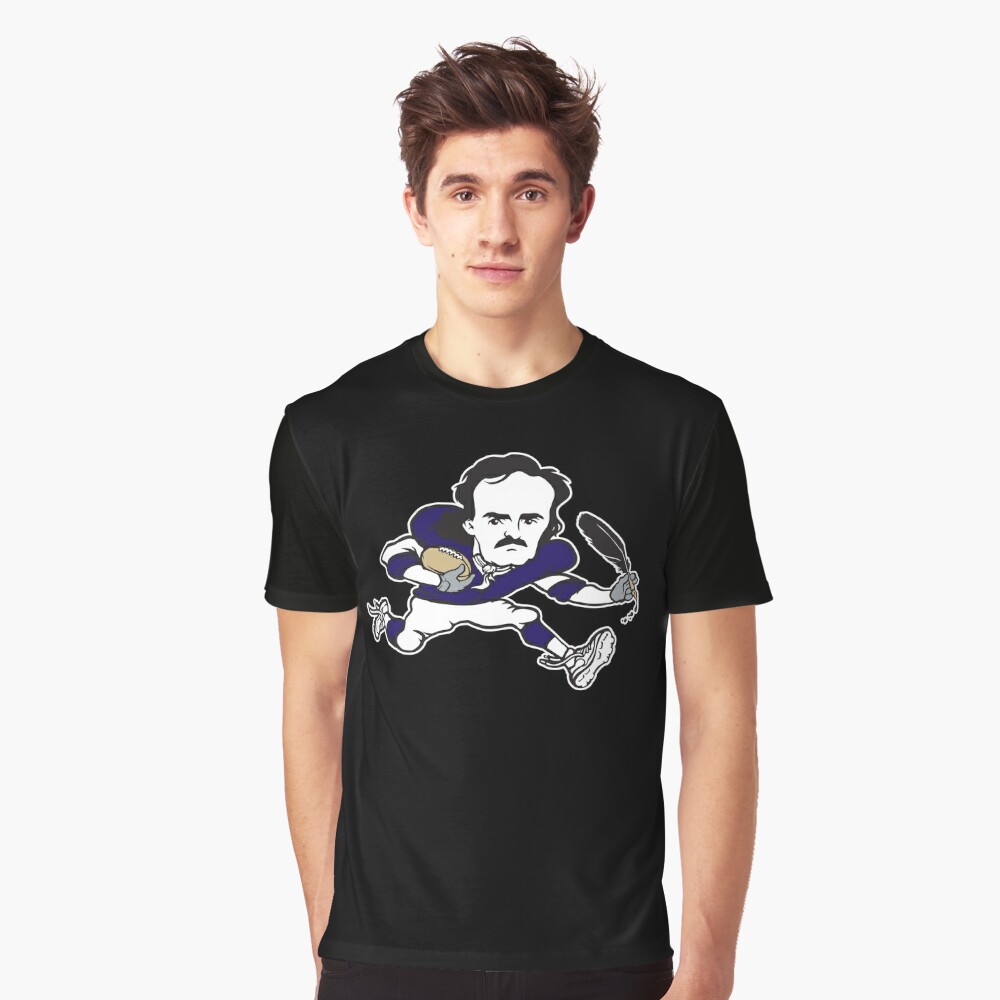 Baltimore Ravens Edgar Allan Poe NFL Essential T-Shirt for Sale by  Stayfrostybro