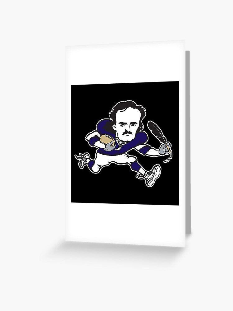 Baltimore Ravens Edgar Allan Poe NFL | Greeting Card