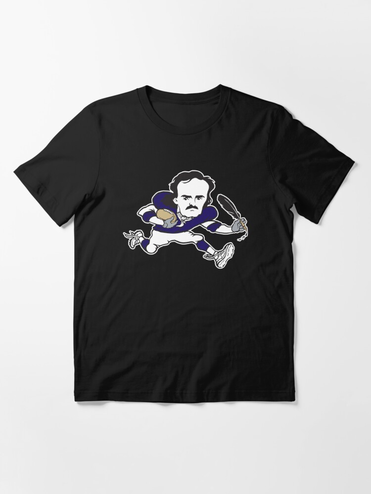 Baltimore Ravens Edgar Allan Poe NFL Essential T-Shirt for Sale by  Stayfrostybro