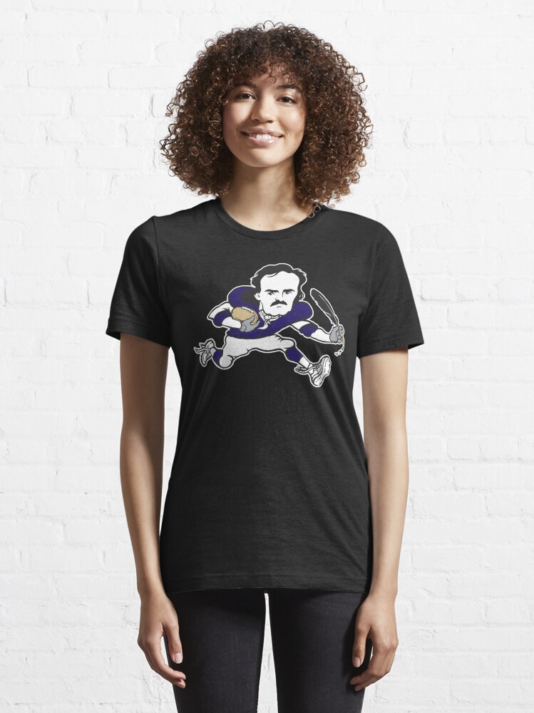 Baltimore Ravens Edgar Allan Poe NFL Essential T-Shirt for Sale by  Stayfrostybro