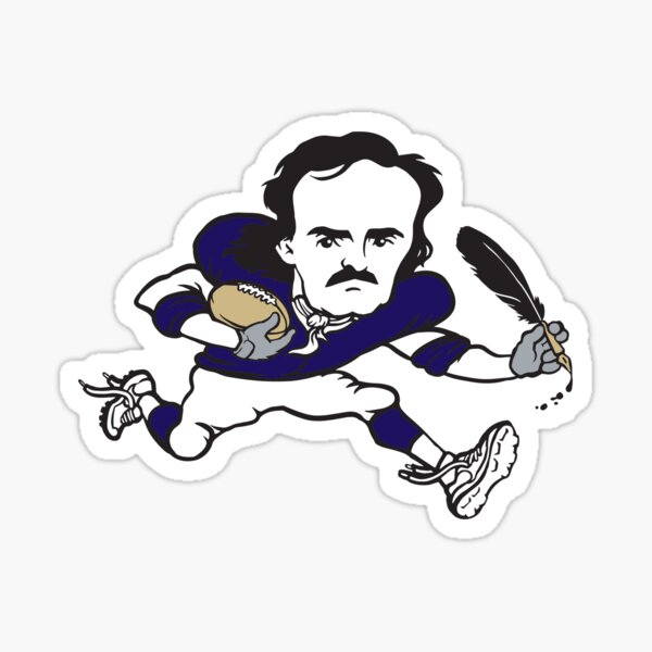 Poe mascot, Baltimore Ravens, abstract art, NFL, creative, USA, Baltimore  Ravens mascot, HD wallpaper