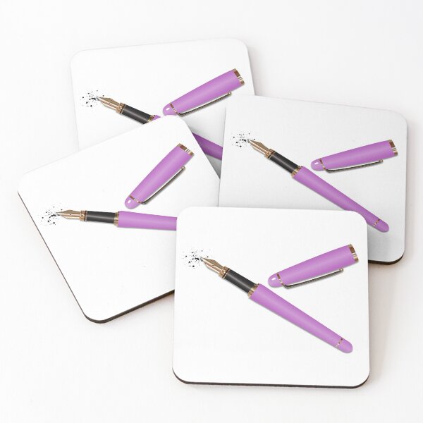 Item preview, Fountain Pen (Lilac) designed and sold by BehaveBookishly.