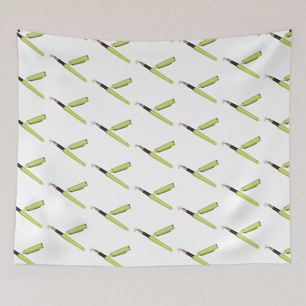 Item preview, Fountain Pen (Lime Green) designed and sold by BehaveBookishly.