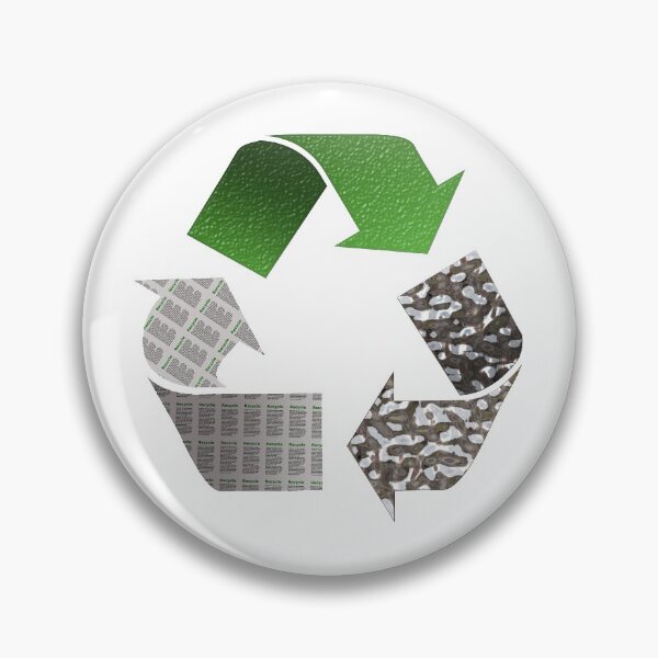 Item preview, Recycle symbol with newspaper glass and metal designed and sold by MarkUK97.