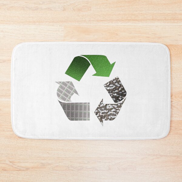 Item preview, Recycle symbol with newspaper glass and metal designed and sold by MarkUK97.