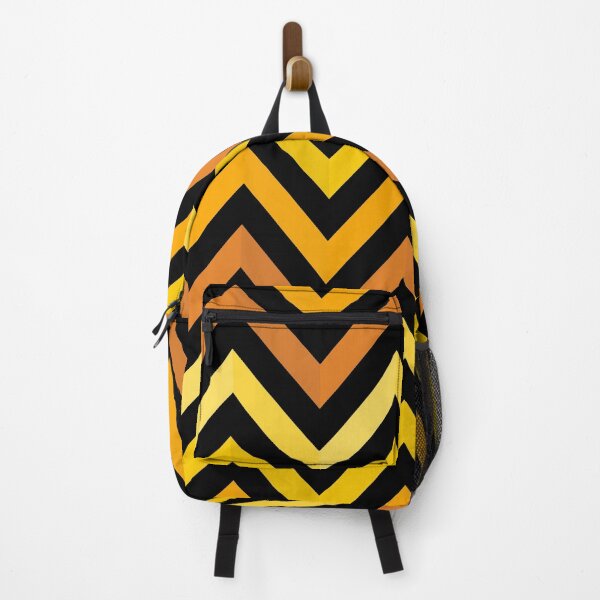 Item preview, Herringbone Stripe Pattern, Orange Black Yellow designed and sold by inquestyle.