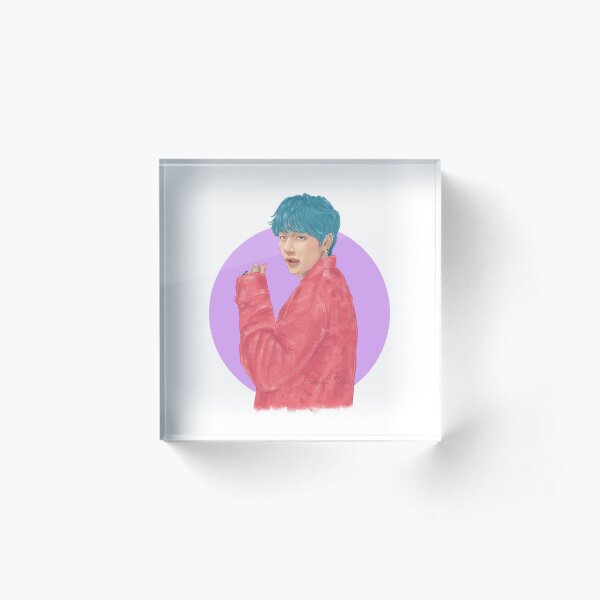 BTS V Acrylic Block