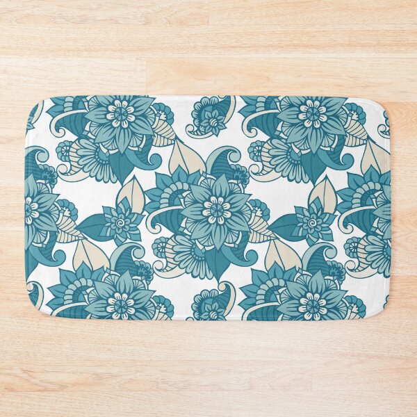 Item preview, Blue Foral Graden designed and sold by mischellero.
