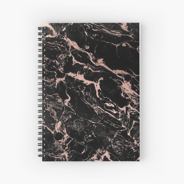 Cahiers A Spirale Sur Le Theme Rose Gold Foil Redbubble