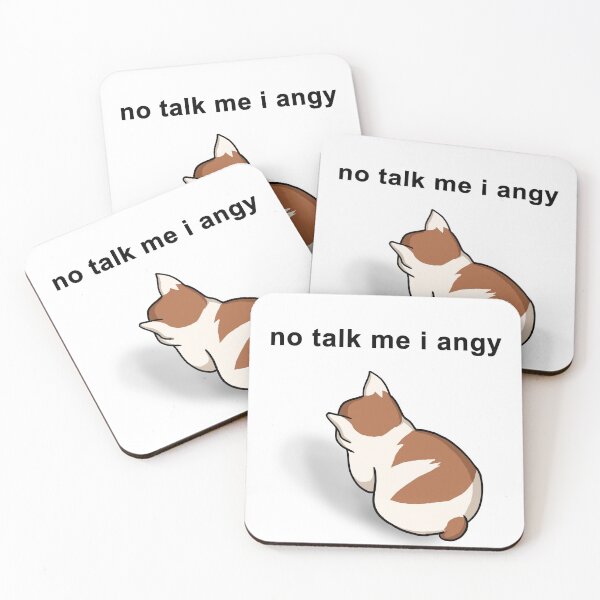 Item preview, no talk me I angy designed and sold by pixelcow333.