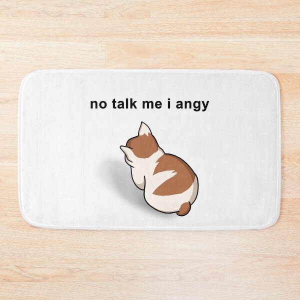 Item preview, no talk me I angy designed and sold by pixelcow333.
