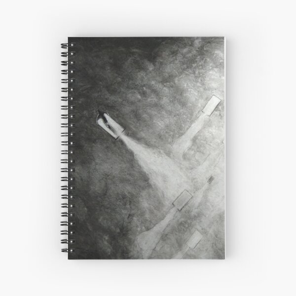 Into The Dark Web Spiral Notebook