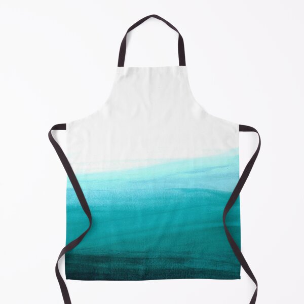 Item preview, Deep turquoise dip dye pattern in watercolor  designed and sold by Bonheurem.