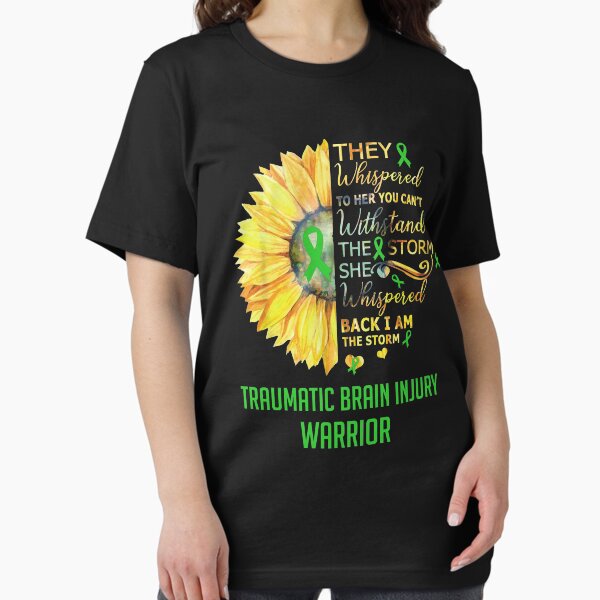 Item preview, Traumatic Brain Injury Awareness Warrior Support Survivor Green Ribbon Gifts  designed and sold by jimiyour.
