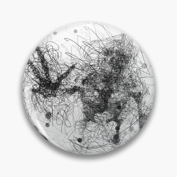 Item preview, Dark Art Skeleton Scribble designed and sold by DoggoTankDesign.