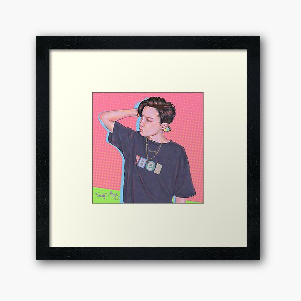 HOSEOK - RETRO Framed Art Print