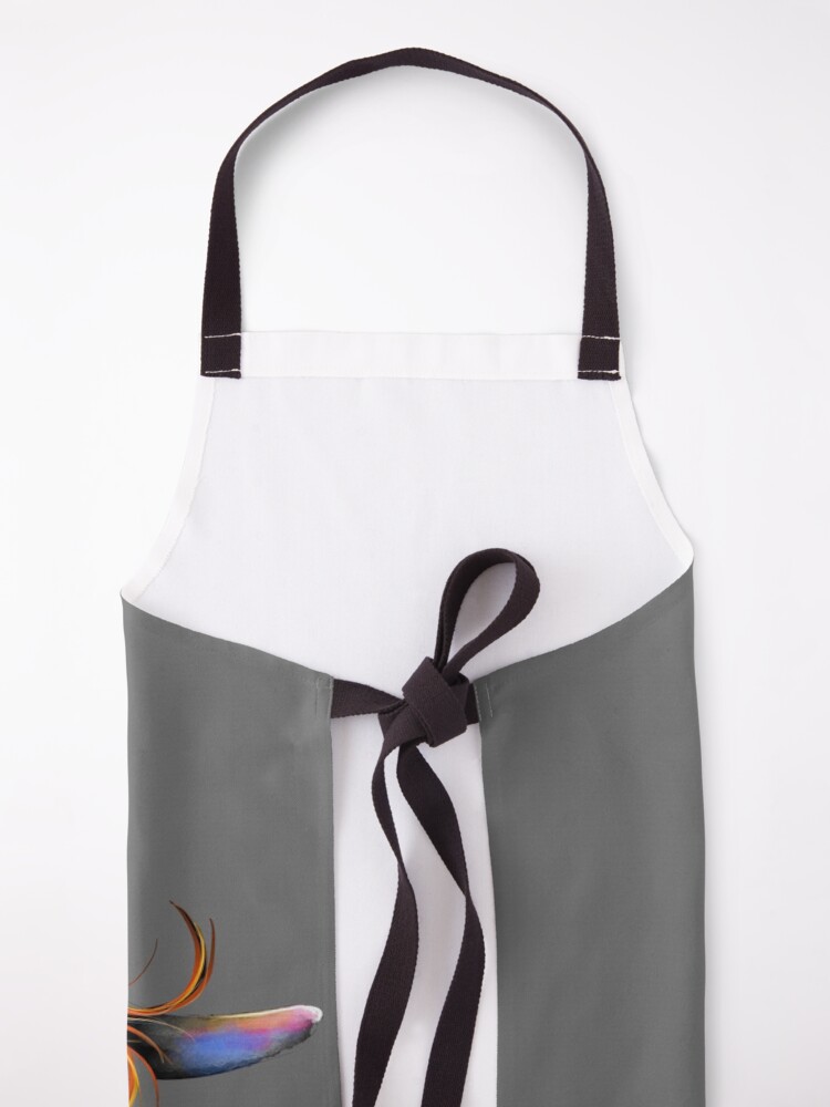 Alternate view of HiGHLaND CoW PRiNT SCoTTiSH ' SuGaR LuMP oN GReY ‘ BY SHiRLeY MacARTHuR Apron