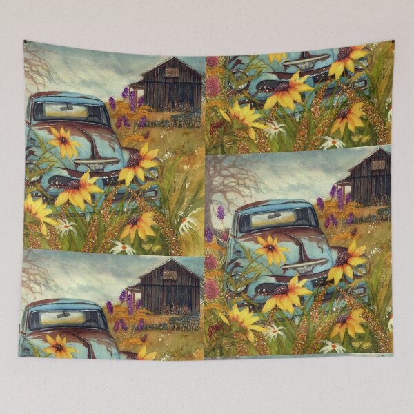 Item preview, Country Blues Chevy Pickup Truck  designed and sold by JanineRileyArt.