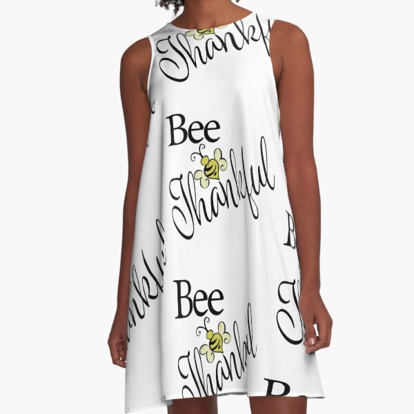 Bee Thankful A-Line Dress