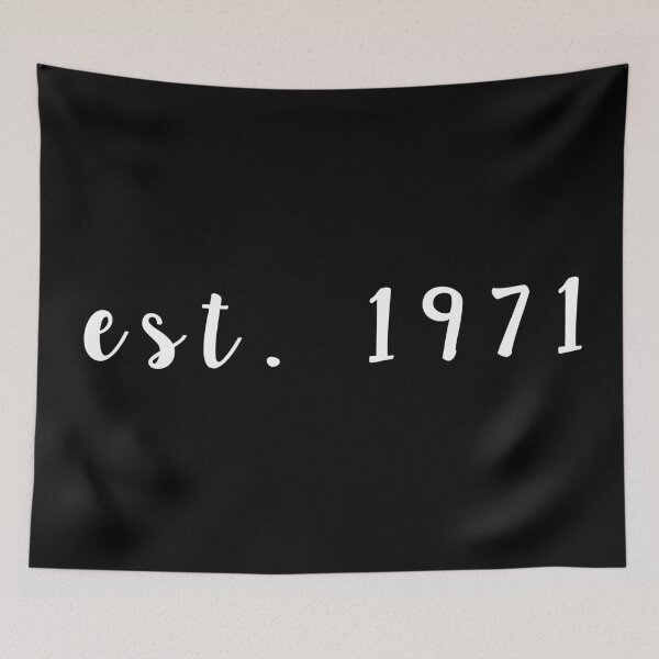 Item preview, established 1971 lettering designed and sold by JCMPZH.