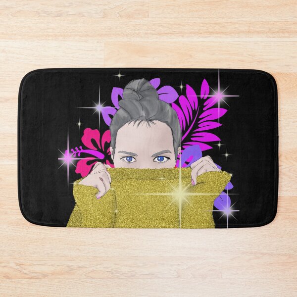Item preview, pinky golden girl, glitter design for girls designed and sold by lichakou.