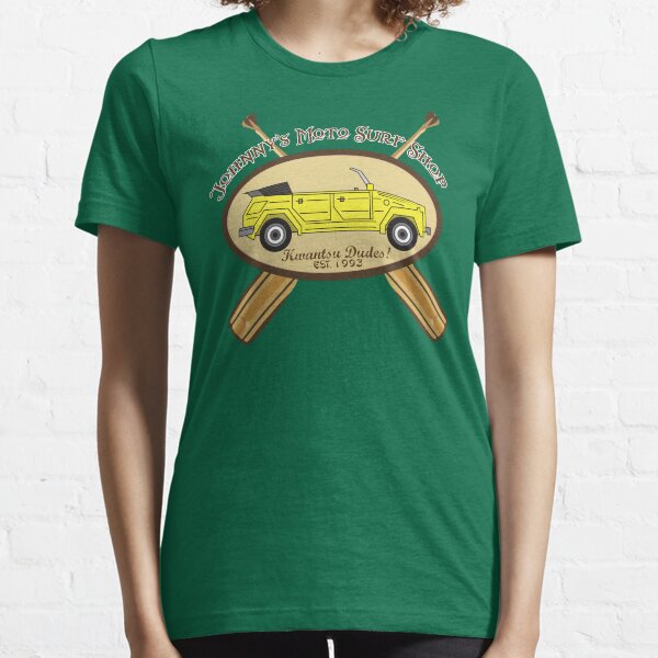 Johnny's Moto Surf Shop Essential T-Shirt