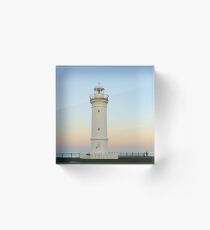 Kiama Lighthouse at Dusk Acrylic Block
