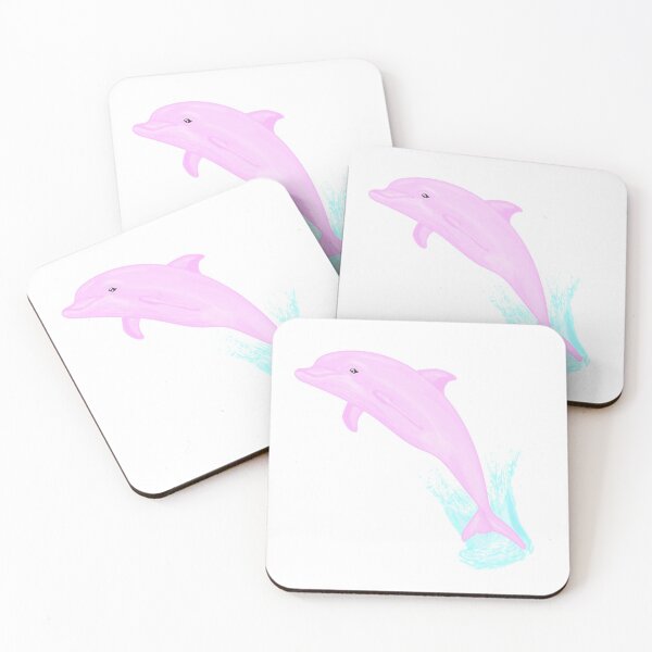 Item preview, Splashing Pink Dolphin designed and sold by JmirameDesigns.