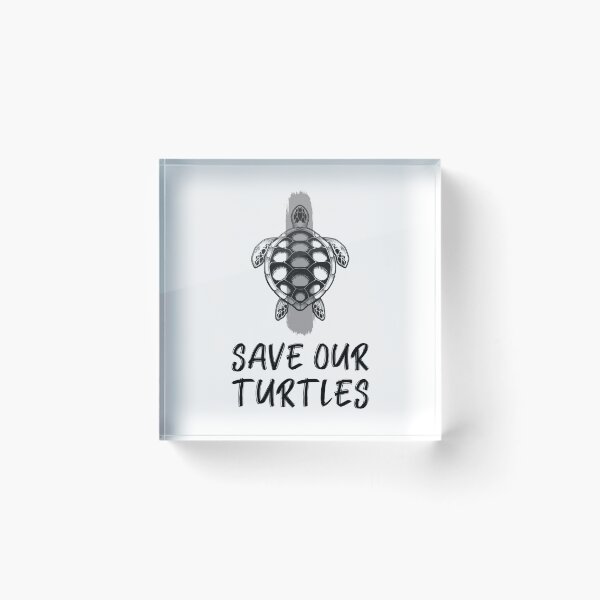Item preview, Save Our Turtles Black designed and sold by Telle Garcia.
