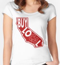 Buy Local Ca Fitted Scoop T-Shirt