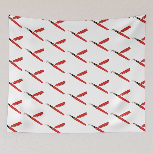 Item preview, Fountain Pen (Bright Red) designed and sold by BehaveBookishly.