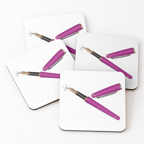 Item preview, Fountain Pen (Plum) designed and sold by BehaveBookishly.