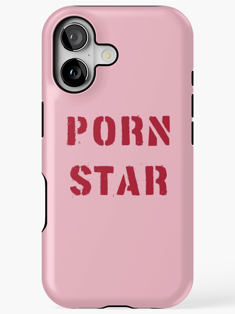 Porn Star Text Design iPhone Case for Sale by CrystalCrush  