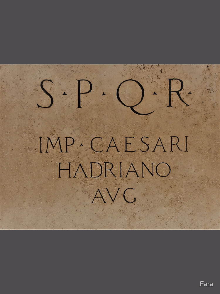 Thumbnail 6 of 6, Premium Oversized Sweatshirt, S P Q R ..........................................................Rome designed and sold by Fara.