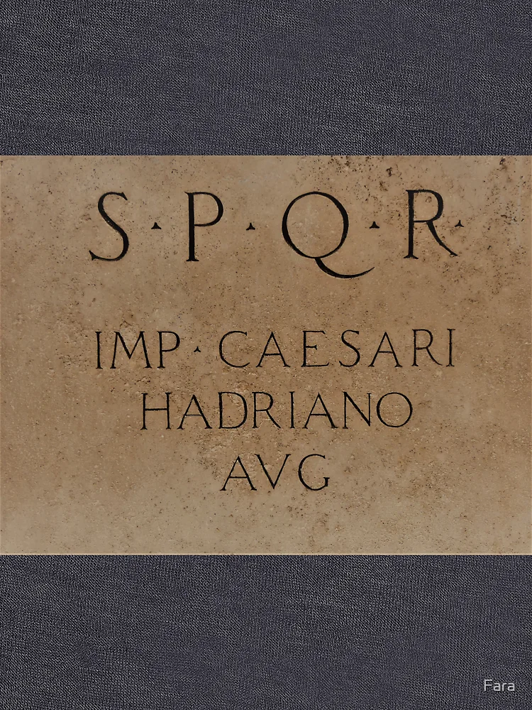 Thumbnail 6 of 6, Lightweight Sweatshirt, S P Q R ..........................................................Rome designed and sold by Fara.