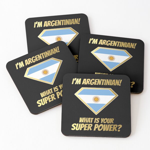Item preview, I'm Argentinian what's your superpower? Golden designed and sold by cofera.