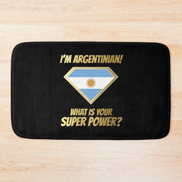 Item preview, I'm Argentinian what's your superpower? Golden designed and sold by cofera.