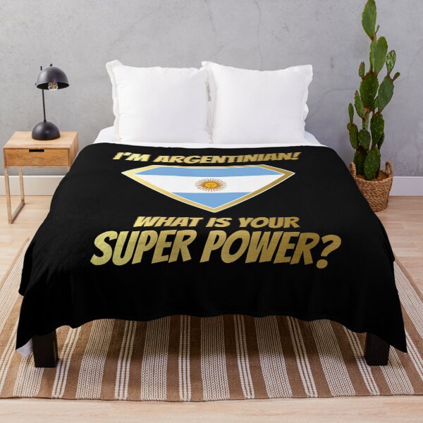 Item preview, I'm Argentinian what's your superpower? Golden designed and sold by cofera.