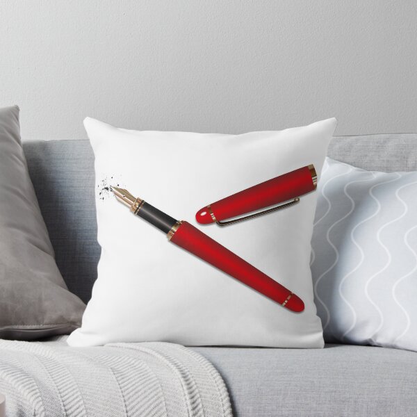 Item preview, Fountain Pen (Red) designed and sold by BehaveBookishly.