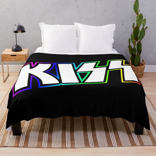 Item preview, KISS Band Logo - Spectrum Glow Design designed and sold by art-by-shadab.