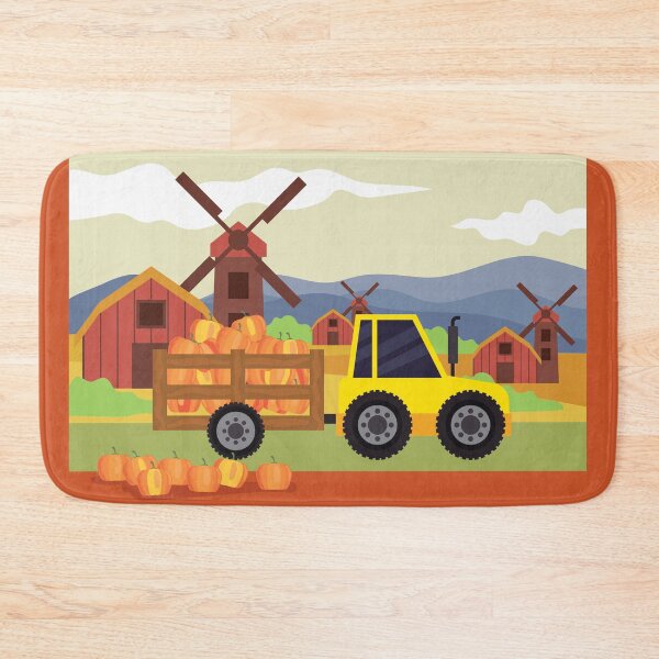 Item preview, Fall Tractor, Harvesting the Pumpkin Patch  designed and sold by 3bythelake.