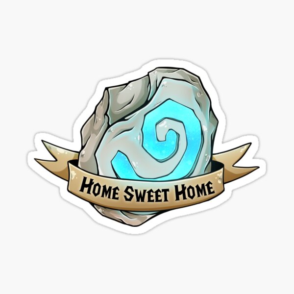 Stickers Home Sweet Home salon