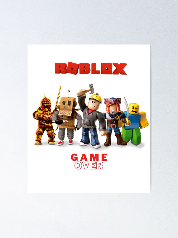 Roblox Team Poster By Perjocd Redbubble - roblox team poster by nice tees redbubble