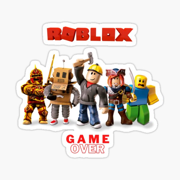 Lets Play Roblox Stickers Redbubble - stampy roblox wizard tycoon