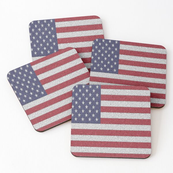 Item preview, SQUARE AMERICAN FLAG. designed and sold by leicha.