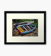 Wooden Boat Framed Print