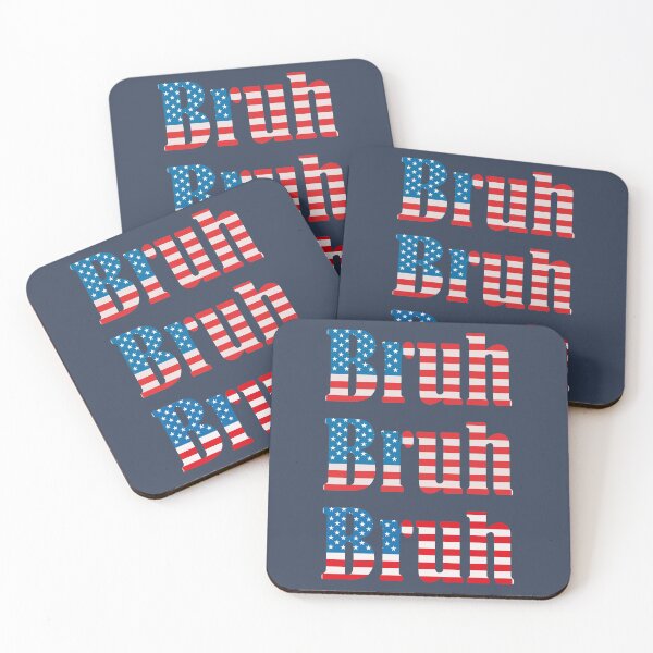 Item preview, Bruh American Flag- Hipster and Chill designed and sold by EvaWolf.