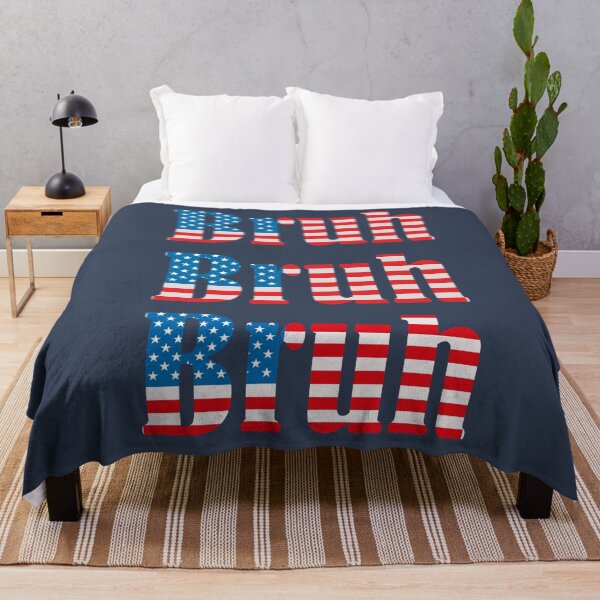 Item preview, Bruh American Flag- Hipster and Chill designed and sold by EvaWolf.